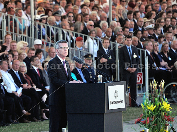 Solemn swearing ceremony of the soldiers of the German army