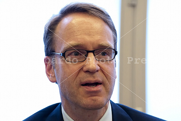 The president of the Deutsche Bundesbank Jens Weidmann meets the VAP association