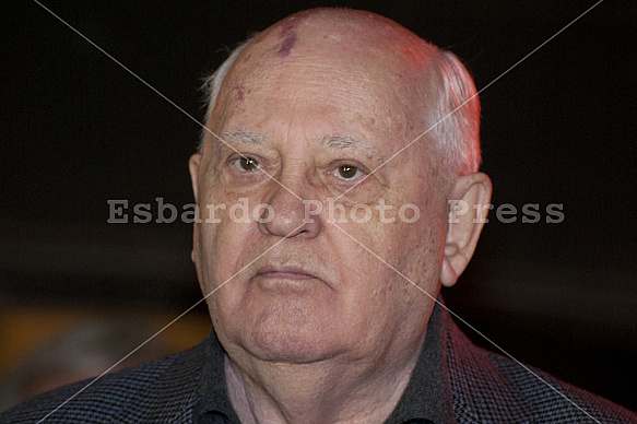 Mikhail Gorbachev at Checkpoint Charlie