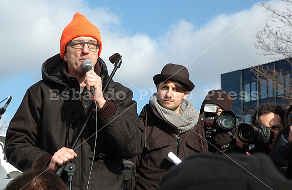 Protests at East Side Gallery
