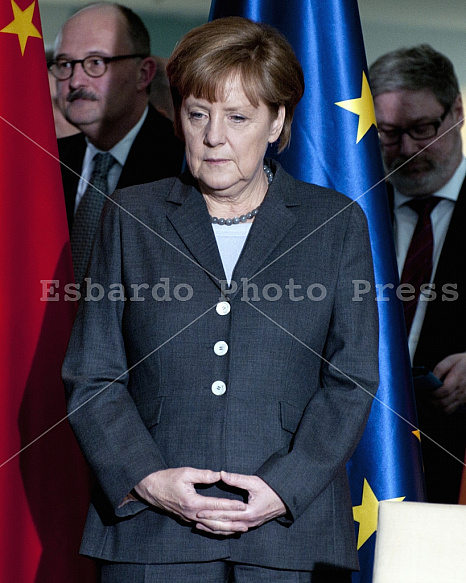 Angela Merkel receives the President of the People's Republic of China Xi Jinping