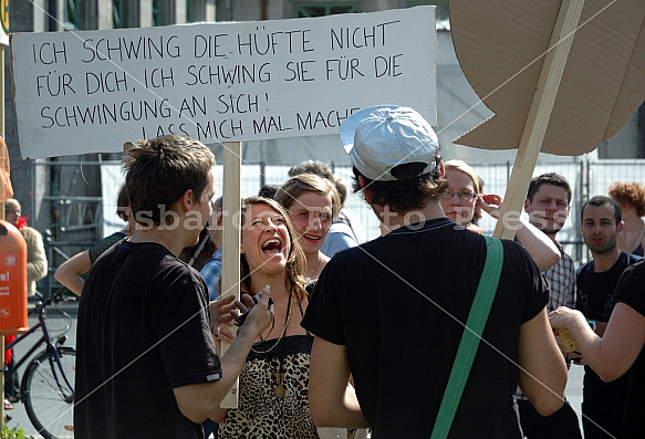 SlutWalk Berlin 2011 manifestation in Berlin