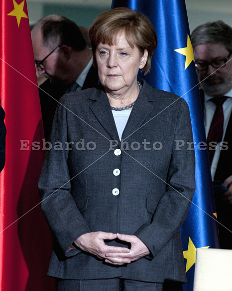 Angela Merkel receives the President of the People's Republic of China Xi Jinping