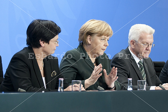 Meeting Of Angela Merkel with the Chefs of the Bundesländer