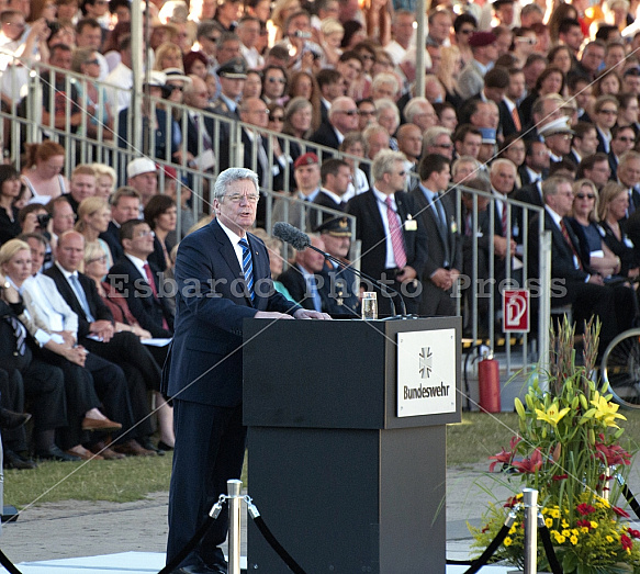 Solemn swearing ceremony of the soldiers of the German army