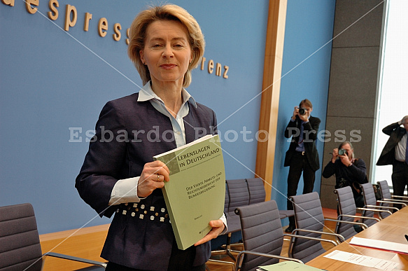 Press conference of Minister Ursula von der Leyen