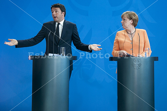 Matteo Renzi in Berlin