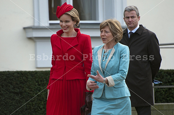 King Philippe and Queen Mathilde of Belgium in Berlin