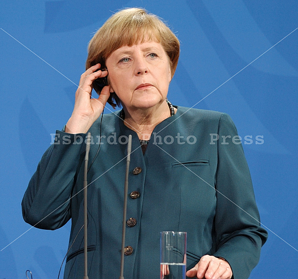 Angela Merkel receives Sheikh Hamad Al-Thani