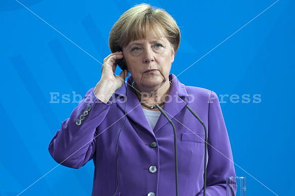 Angela Merkel receives the Prime Minister of Poland Ewa Kopacz