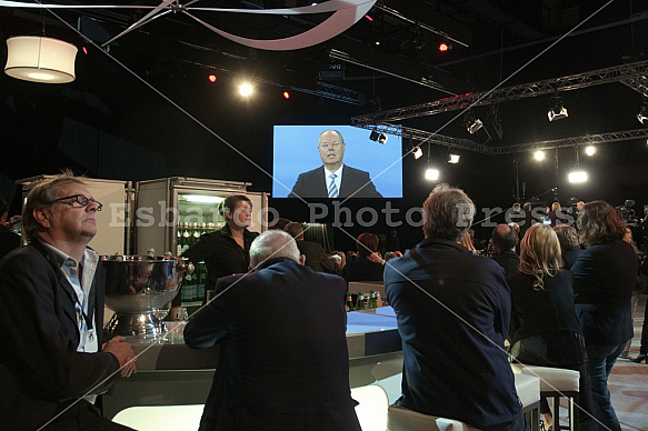 TV- Duel between Angela Merkel and Peer Steinbrück