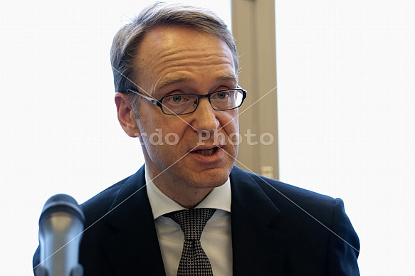 The president of the Deutsche Bundesbank Jens Weidmann meets the VAP association