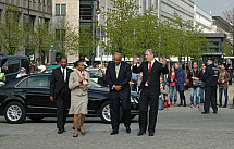 Klaus Wowereit receives the King and the Queen of Lesotho