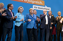 CDU celebrates the result in German federal election