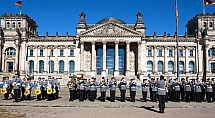 Solemn swearing ceremony of the soldiers of the German army