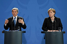 Angela Merkel receives the Prime Minister of Romania Dacian Cioloș