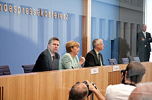 Press conference of Angela Merkel on 19.07.2013