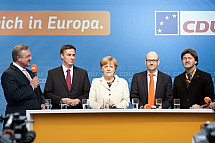David McAllister (CDU) Campaigns For European Parliament in Berlin