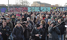 Protests at East Side Gallery