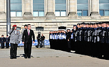 Solemn swearing ceremony of the soldiers of the German army