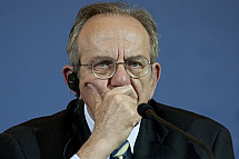 Germany's Federal Minister of Finance Schäuble receives Italy’s Finance Minister Padoan